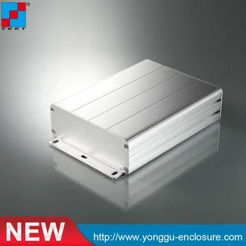 YGS-014 122*45-160 mm (WxH-D) aodizing srebrne barve aluminija heatsink /ekstruzijo aluminija ohišje