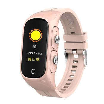 Frompro TWS slušalke Smart Watch N8 Pametna Zapestnica Bluetooth 5.0 Fitnes Skladbo Slišati utripa Smartwatch Dejavnosti Band