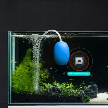 USB Mini Prenosni Akvarij Kisika Črpalke Učinkovito Zunanjo Ribiško Zrak Kamen Ultra Tiho Fish Tank Zračne Črpalke -30