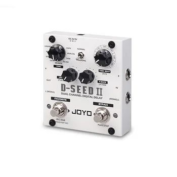 JOYO D-SEME II Looper dvokanalni Stereo Zamudo Učinek Kitara Pedal Analogni Reverb Modulacije Povratne LOFI PingPong Kitara Deli