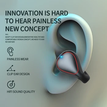 TWS Čepkov Bluetooth Slušalke T20 Nepremočljiva Poslovnih Športne Slušalke Bluetooth 5.0 Slušalke Slušalke Z Mikrofonom