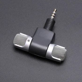 3,5 mm Vtičnica za Mikrofon Mini Stereo Mikrofon Za Snemanje Mobilni Telefon Studio Intervju Mikrofonom Za pametni Telefon iPhone