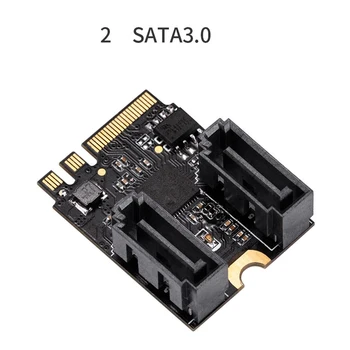 Prost Gonilnik vmesniško Kartico za M. 2 za Ngff, da Sata3 A-Tipka + E-Ključ 2 Vrata SATA 6Gbp/s PCIe 3.0 Bus za Wifi SSD HDD PC