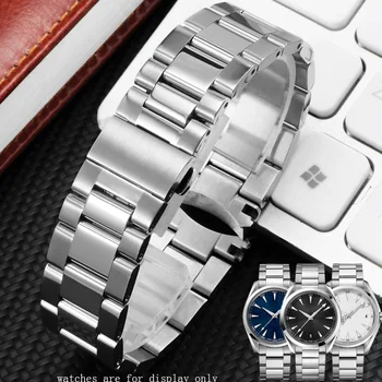 Pazi pribor Trdnega nerjavečega jekla watch band 20 mm, srebrna zapestnica za AQUA TERRA 150 serije fine jekla watch verige