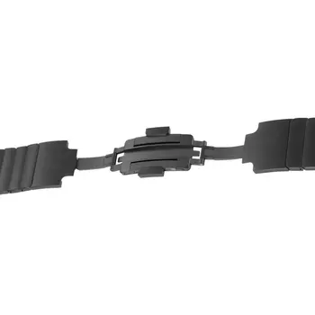 Pazi, Pašček, Dvojni Gumb Zložljivi Ročaji za Apple Watch 4 3 2 Zamenjava iz Nerjavečega Jekla, Trak Za iwatch 38 ali 44 42 ali 44 mm