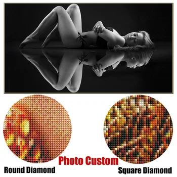 Miaodu Fotografije po Meri Diamond Slikarstvo Navzkrižno Šiv Polno Platno Sliko Nosorogovo DIY Diamond Mozaik Diamond Vezenje Prodaje