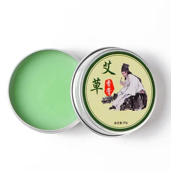 1pcs Pelin Mazilo za Hlajenje Olja Moxa Moxibustion Krema Krema Anti Gibanja srbenje Kitajskih Medicinskih Zeliščni Mavca