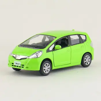 Visoko Simulacije Lepe Diecasts&Igrača Vozila: RMZ mestni Avto Styling Honda Fit Jazz 1:36 Zlitine Diecast Modela Avtomobila Potegnite Nazaj Avtomobilov