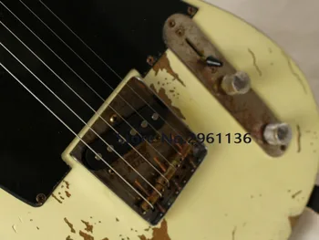 Visoka kakovost Relikvija-električna kitara, TL slog,Jelše telo z Javorjev vrat,po Meri električna kitara,brezplačna dostava