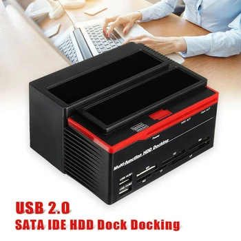 Zunanje 2.5 Inch/3,5-Palčni USB 2.0/3.0 2 SATA 1 IDE HDD Trdi Disk za Razširitveno Postajo Disk Klon Card Reader USB M2 TF kartice SD
