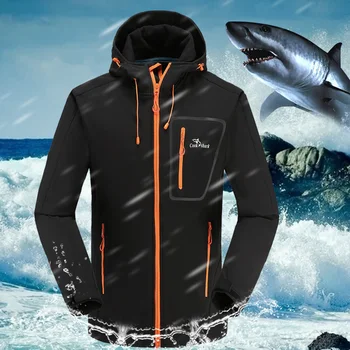 Kuhamo Shark 2020 zunanjo jakno za moške žamet oblazinjeni windbreaker moda za moške suknjič jesenska in zimska oblačila