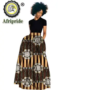 2019 afriške maxi skrits za ženske a-line tiskanja skrit priložnostne ankara tkanine dashiki oblačila vosek batik bombaž AFRIPRIDES1927005