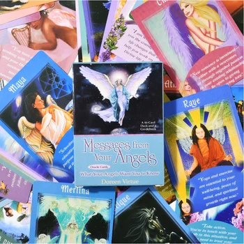 Sporočila Iz Vaše Angeli: Kaj Vaši Angeli Želijo, da Veš Kartice angel branje dal natančna navodila korak-po-korak navodila