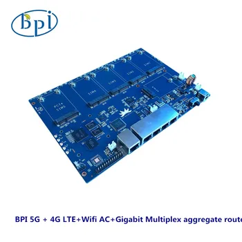 Banana PI BPI5G + 4G LTE+Wifi AC+Gigabit Multiplex Skupna Pot