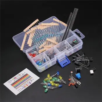 Elektronske Komponente Osnovne Starter Kit w/ Precizni Potenciometer, zumer, kondenzator združljiv za Arduino