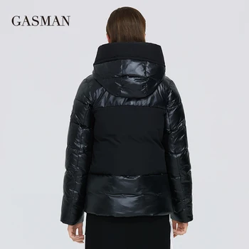 GASMAN 2020 Rumena moda toplo windproof ženska zimska jakna ženske debel plašč navzdol parka Ženski napihovalka mozaik suknjič 005