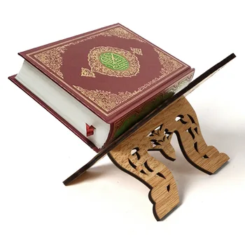 Lesene Eid Mubarak Knjižni Polici Pismo Knjiga Stojalo Držalo Ramadana Okraski Doma Mizo Dekoracijo