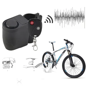 Strokovno Anti-theft Bike Zakleni Kolesarjenje Varnostne Ključavnice Daljinski upravljalnik vibracijski Alarm Izposoja vibracijski Alarm #2A17