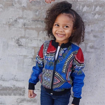 Otrok Afircan Oblačila 2020 Novice Leto Baby Girl Boy Dashiki Tiskanja Plašč Modnih Oblačil Ankara Otroci Afriške Obleke Za Ženske