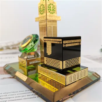2020 Eid mubarak Muslimanskih dobave ramadana dekoracijo obrti islamske dekor Kristalno Kaaba v Meki Haji Arabski obrti spominkov