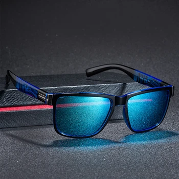Blagovno znamko Design Classic Polarizirana sončna Očala črna Svetlo Moški Ženske Vožnje Kvadratni Okvir sončna Očala Moški UV400 Gafas De Sol 2020