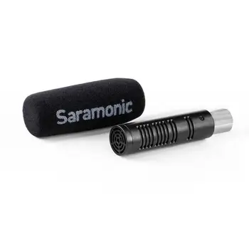 Saramonic SR-AXM3 Dvojni Mikrofon Set Broadcast Cardioid XLR Puško Mikrofon Kit & Vetrobransko steklo za DSLR Kamere
