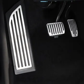 Xburstcar iz Nerjavečega Jekla Avto Pedala Pedal Pad Zajema Pospeševanje Zavore Ostali Pedal Pedal Blazine, Prevleke za Tesla Model 3 / Y