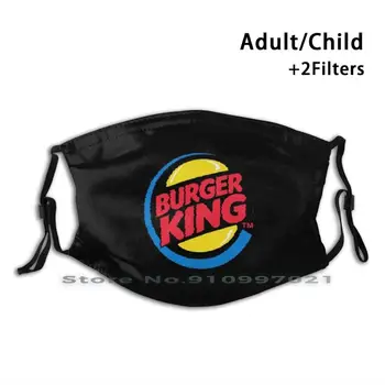 Burger King Šal Masko Vratu Toplejše Obraz Oblije Foulard Ruta Mascarillas Burger King Burger King Logotip Kralj Kraljica Macdo