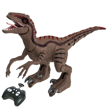 Daljinski upravljalnik Hoja Dinozaver Inteligentni Raptor RC Živali Jurassic Dinozaver Igrače, Električni Živali, Igrače Za Otroke Darilo