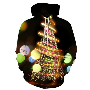 2020 novo Božično darilo temo moške 3D tiskanih hoodie moda snežaka hooded majica kapičastih pulover fant obleke