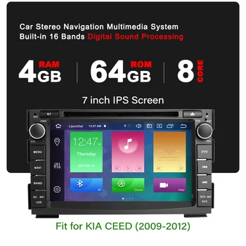 2Din Android Avtomobilski Stereo sistem Android 10 AVTO GPS Navi DVD-Jev Za KIA CEED2009 2010 2011 2012 Automotivo Radio Stereo IPS DSP