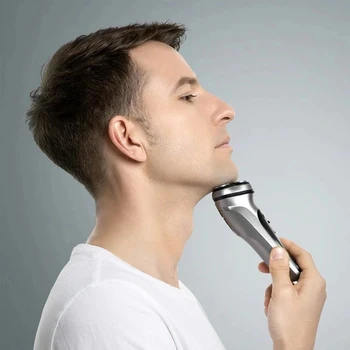 Enchen Moških Električni Brivnik USB Polnilne Britev 3 Rezila Prenosni Brado Rezilo Stroj za Rezanje za Sideburns
