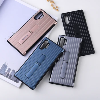 Originalni Samsung Note 10 + Stojalo Primeru šuko Težka Telefon Lupini Za Galaxy Note 10 Note10 pro Plus Težki Oklep Pokrov