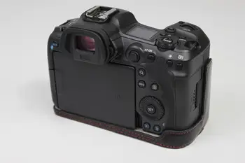 Retro Pu Usnje Fotoaparat Torba Telo Primeru Za Canon EOS NS R5 R6 M200 M100 M50 M6 M10 G5X 6D Mark II 6D2 G5XM2 Digitalni Fotoaparati