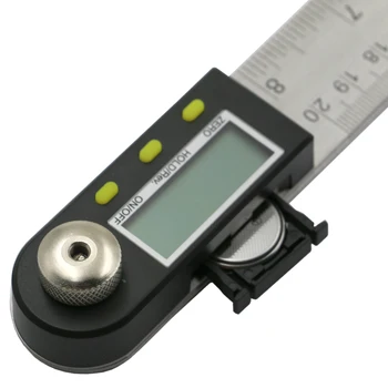 JIGONG 200mm Digitalni Merilnikom. Inclinometer Goniometer Ravni, Merilno Orodje, Elektronske Kota Profil iz Nerjavečega Jekla Kota Vladar