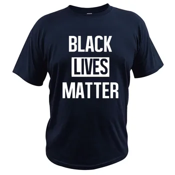Črna Živi Zadevi T Shirt Aktualne Novice Slogan T-Shirt Bombaž Premium Camiseta Osnovne Tee Vrhovi