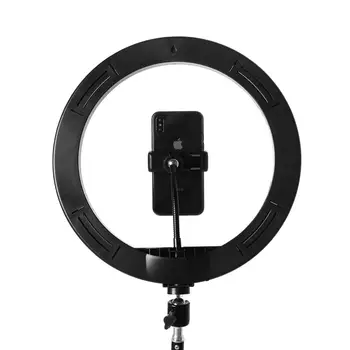 13inch Bliskavico LED Selfie Obroč Svetlobe Daljinski upravljalnik 33 cm Zatemniti Fotoaparat, Telefon Zvoni Svetilko Z Stojalom Za Ličila Video v Živo