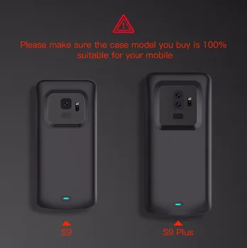 2019 4700/5200mAh Polnjenje Baterije ohišje Za Samsung Galaxy S9/S9Plus Baterije Primeru Backup Varnostno Objemko Moč primeru