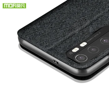 Za Xiaomi Mi Opomba 10 Lite primeru kritje Za Xiaomi Mi 10 Lite primeru silikonski flip usnje, originalna Mofi 360 shockproof vrh kakovosti