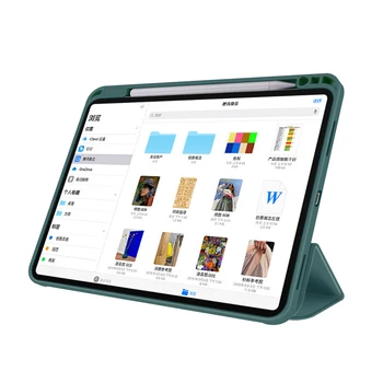 Smart Cover za iPad Pro Za 12,9 2020/2018 Ultra Slim Shockproof Tablični Primeru za iPad Pro 12 9 4. Gen Primeru, če Imetnik Svinčnik
