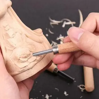 12PCS Strokovno Woodcarving Ročno Dleto DIY Orodje Dleto Komplet Za Carving Lesnoobdelovalnih Dleta Za Otroke In Začetnike