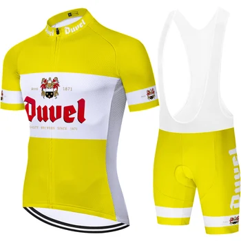 NOVO DUVEL team kolesarski dres kratek rokav roupa ciclismo dihanje 9D MTB kolo nositi dirke uniformes de ciclismo par hombre