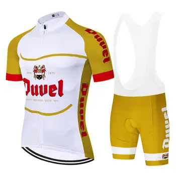 NOVO DUVEL team kolesarski dres kratek rokav roupa ciclismo dihanje 9D MTB kolo nositi dirke uniformes de ciclismo par hombre