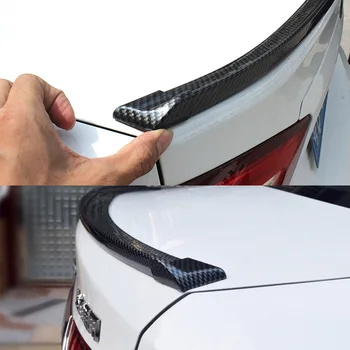 Univerzalni spojler 1,5 M Avto-Styling 5D ogljika gume rep spojler ogljika PU trdo spajkanje DIY preuredi spojler, primerna za vse vrste avtomobilov