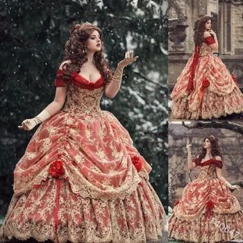 Plus Velikost S-5XL Ženske Retro Vintage Renaissance Čipke Srednjeveški Kostum, Cosplay Elegantna Dolga Obleka Viktorijanski Žogo Obleke Obleke