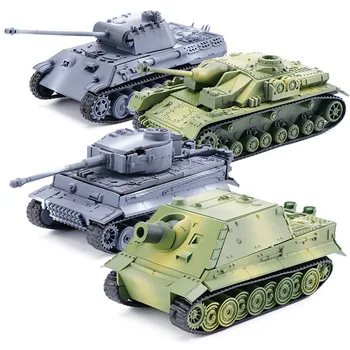 4D Model Tank Gradnik drugi svetovni VOJNI je nemški Tiger Panther Tank Vojaško Skupščine Model 1:72 Simulacija Tabela rezervoarjev Igrače Darilo Za Fanta