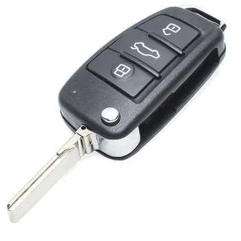 KEYECU brez ključa Daljinski upravljalnik Avto Ključ S 3 Gumbi & 434MHz - FOB za Audi A3 S3 2012 2013, 8V0837220D 8V0 837 220D