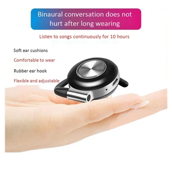 Zrak V5 Brezžične Slušalke TWS Stereo Bluetooth 5.0 Slušalke Ear Kavljem šumov Bluetooth Slušalke z Mikrofonom