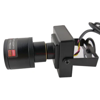 Kovinski Mikro 2.8-12mm objektiv Varifocal Mini Kamera 700tvl Nastavljiva Leča +RCA Adapter Za Varnost CCTV Kamere Avto Prehitevanje