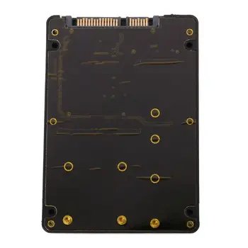 2 V 1 NGFF M. 2 B+M Ključ Mini PCI-E ali mSATA SSD, da SATA III vmesniško Kartico za Celoten Msata SSD/ 2230/2242/2260/22x80 M2 E5BA